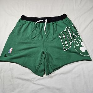 Nike NBA Boston Celtics Courtside 75 Fleece Shorts Green XXL